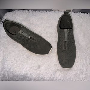 Anne Klein Terry Knit Sneakers - Dark Green Women Size 8M